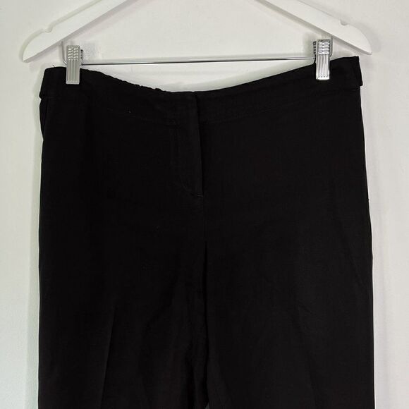 Theory Padra Admiral Crepe Black Tapered Leg Dress Pants - Picture 4 of 9